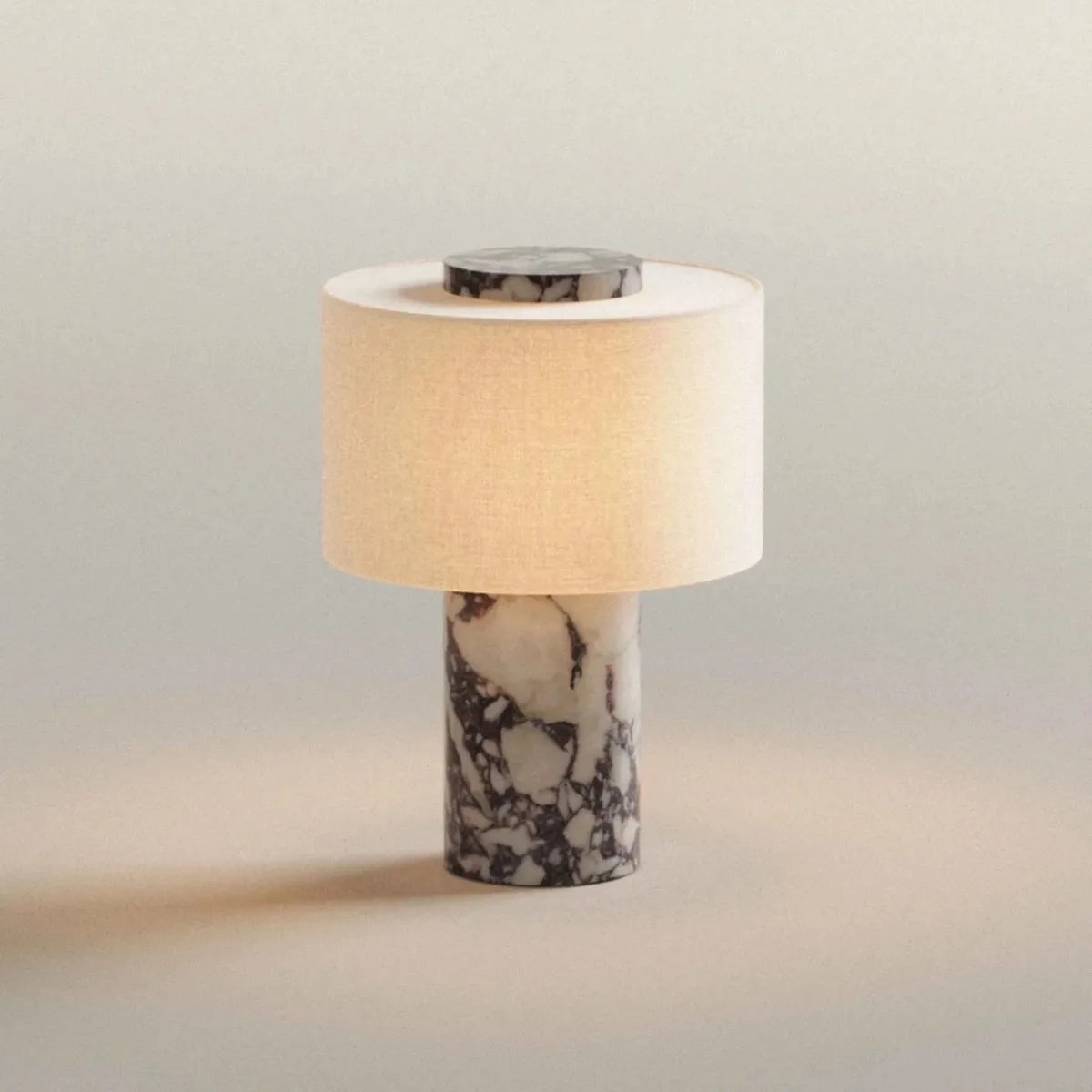 Lampe de Chevet Effet Marbre - Tactile et Rechargeable USB