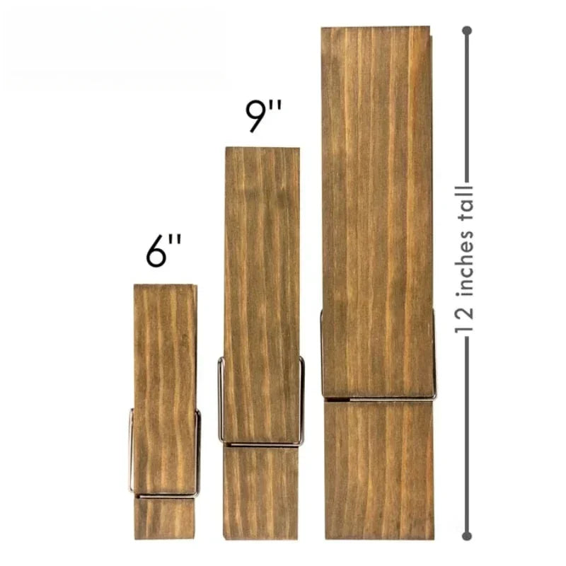 Pince à Serviette Murale en Bois - Porte-Serviette Décoratif