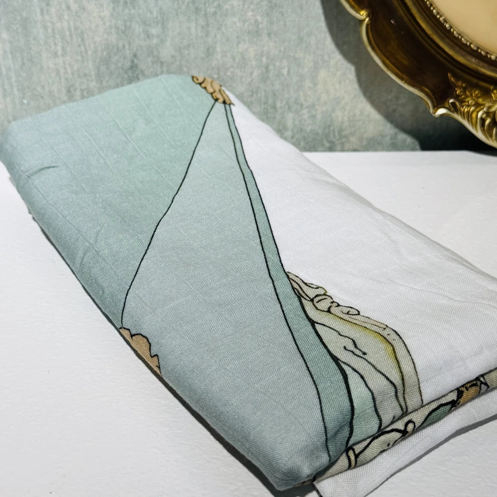 Couverture Bébé en Mousseline de Coton Bio