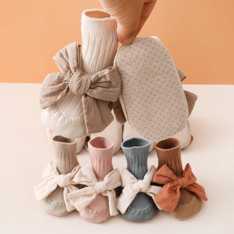 Chaussures Bébé Fille Style Princesse à Nœud
