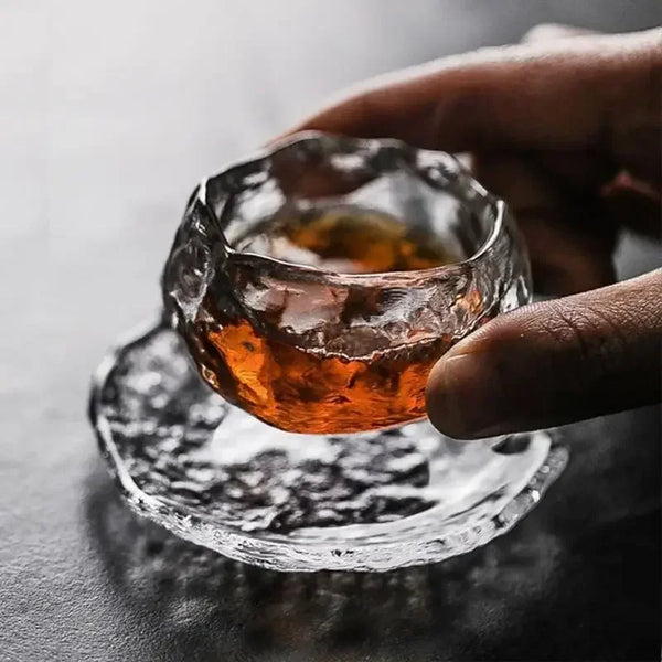 Tasse à Thé Verre Japonais Transparent Style Kung Fu