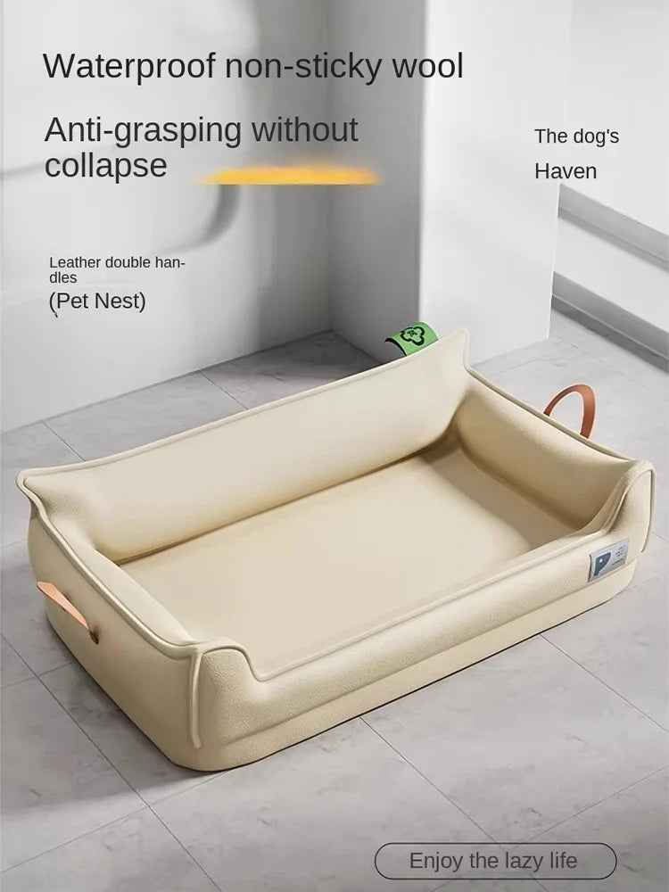 Grand Coussin pour Chien Imperméable Toutes Saisons