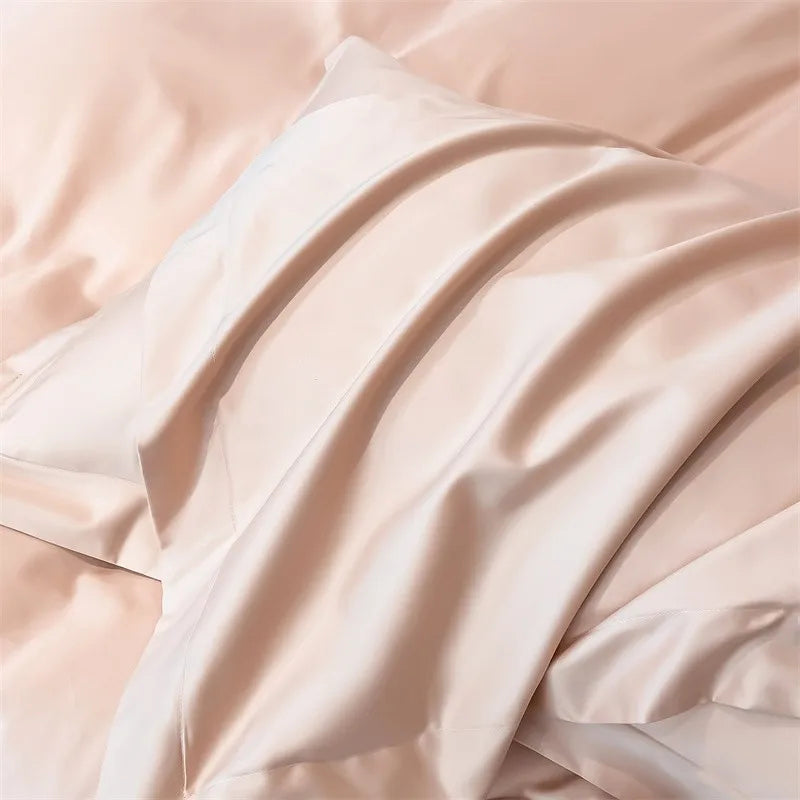Parure de Lit Coton Égyptien 1000TC Ultra Douce 4 Pièces