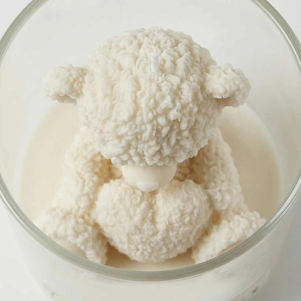 Bougie Parfumée Forme Ourson en Bocal