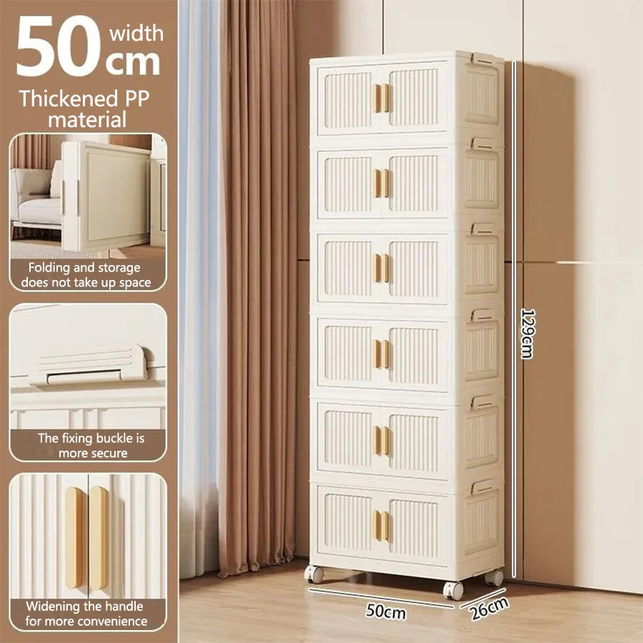 Armoire Pliable Enfant pour Vêtements et Jouets