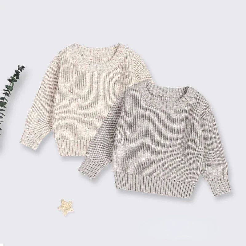 Pull Enfant Tricoté Manches Longues