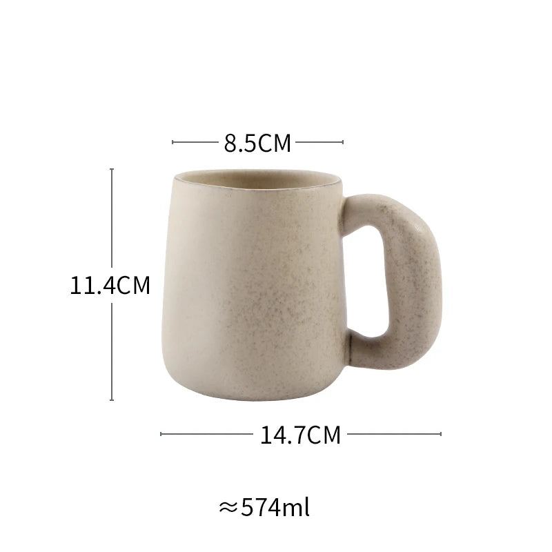 Tasse en Grès Japonais Rétro 300ml et 600ml