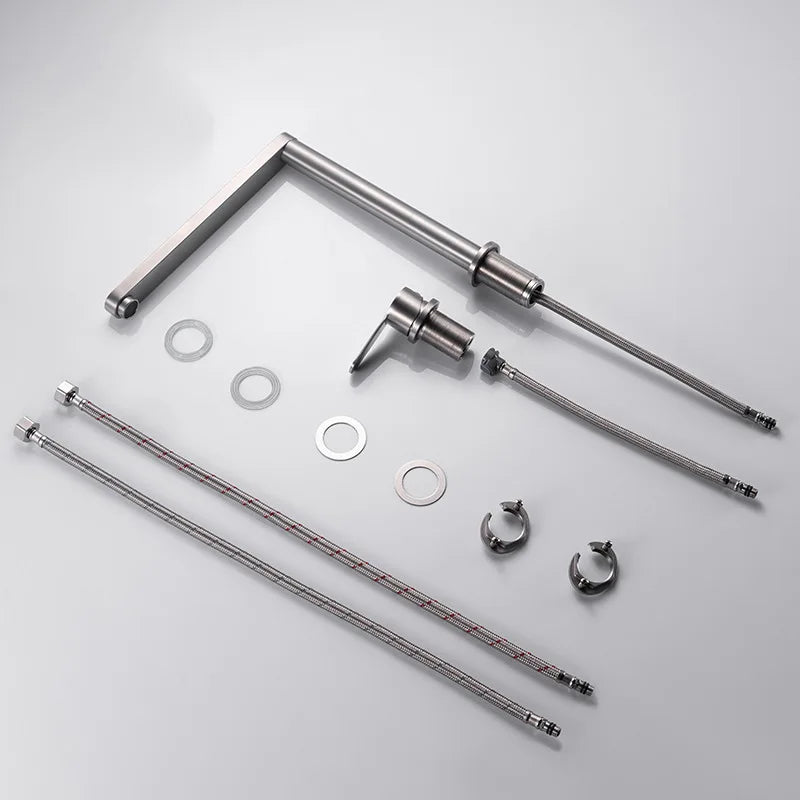 Robinet de Cuisine Pliable Escamotable Inox 304