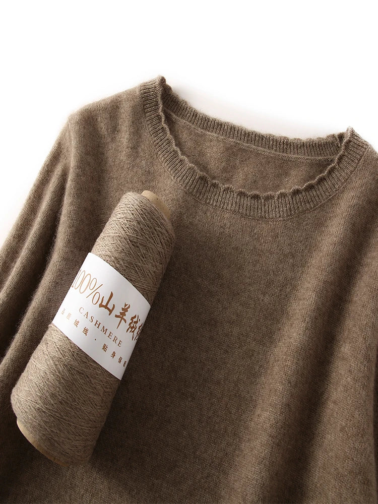 Pull Femme 100% Cachemire Basique