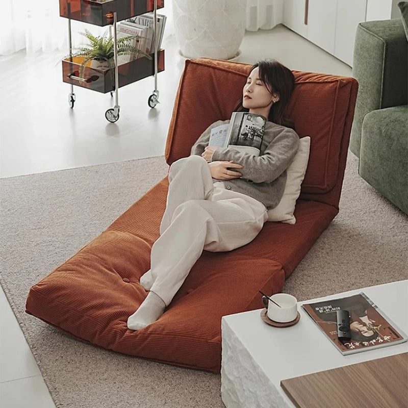 Canapé Paresseux Pliable 2-en-1 Style Tatami