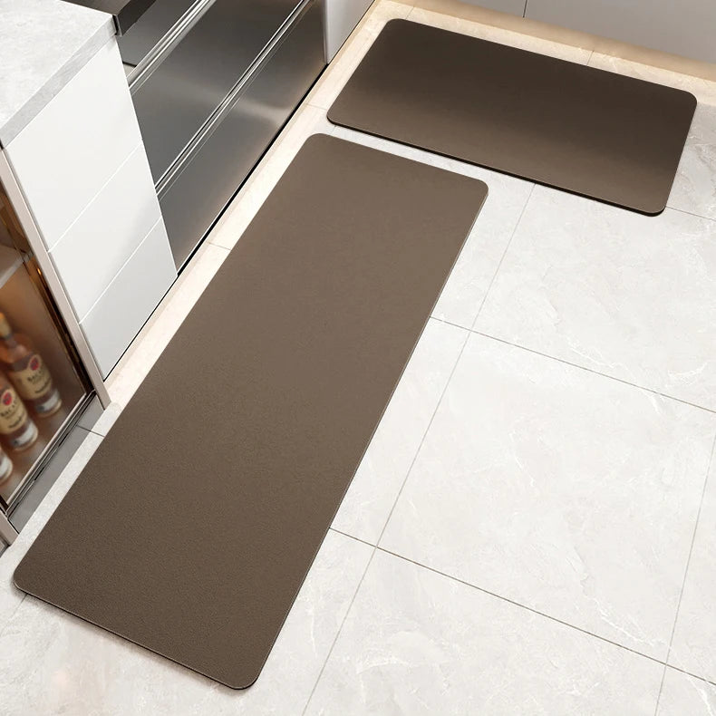 Diatomite Kitchen Runner Rug – Super Absorbent Non-Slip Mat