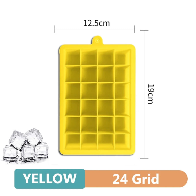Grand Bac à Glaçons en Silicone Multi-Cavités