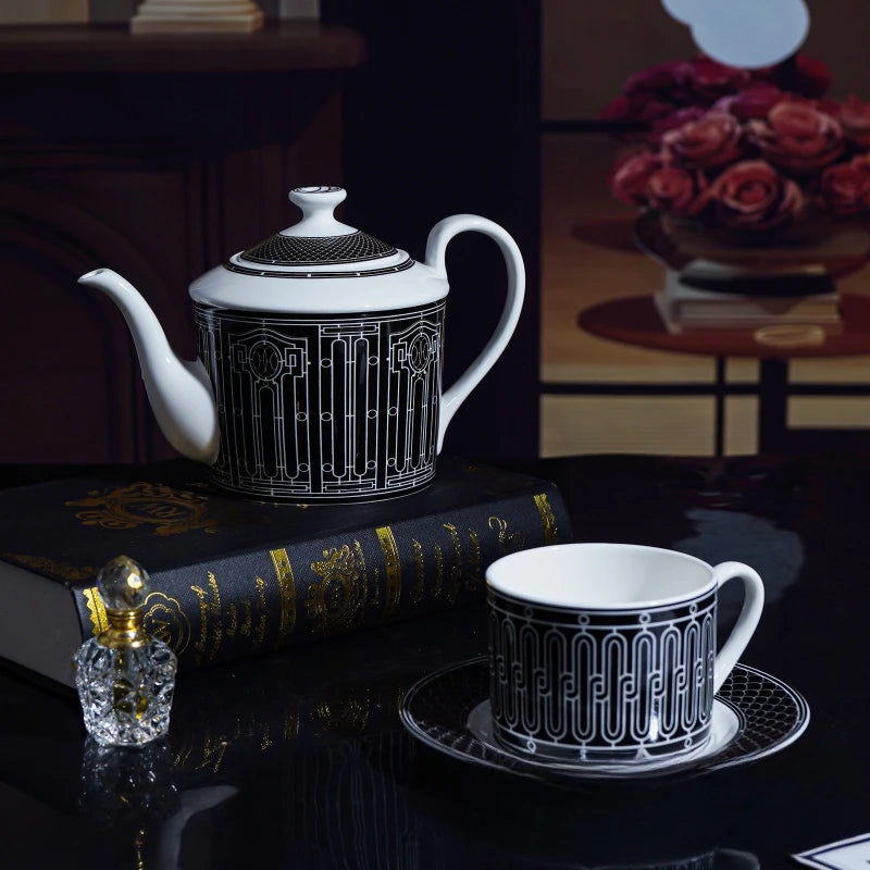 Set de Thé Céramique Style Anglais Coffret Cadeau