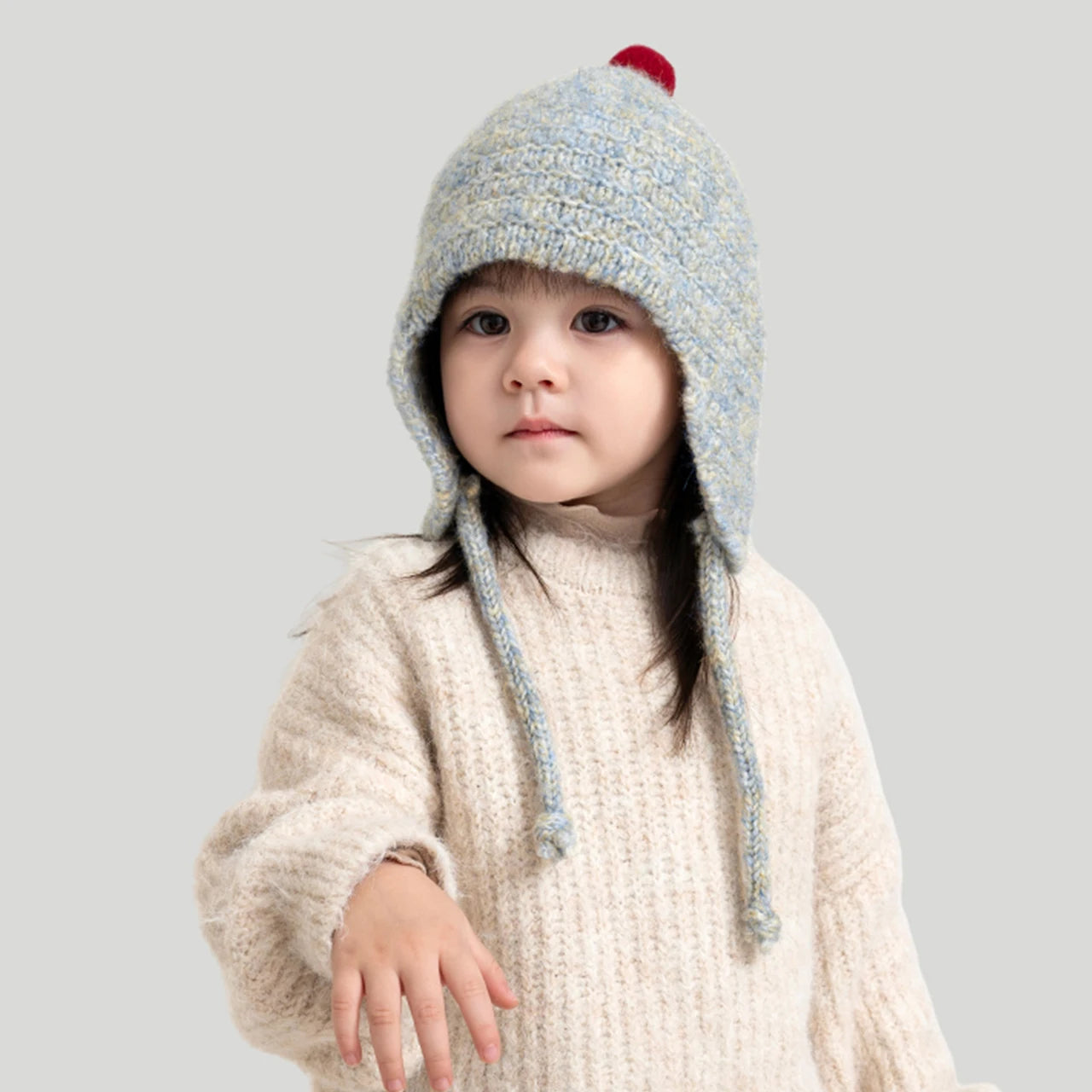 Bonnet Bébé à Pompon Cache-Oreilles