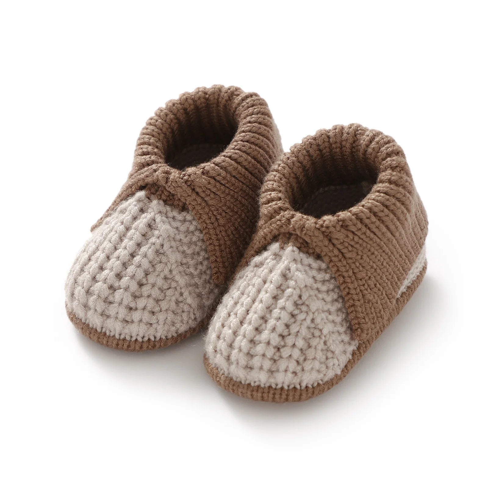 Bottines Bébé Tricotées Patchwork