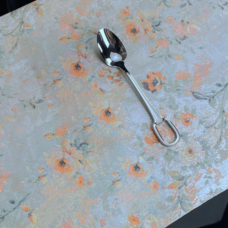 Set de Café Européen avec Soucoupe et Assiette à Dessert