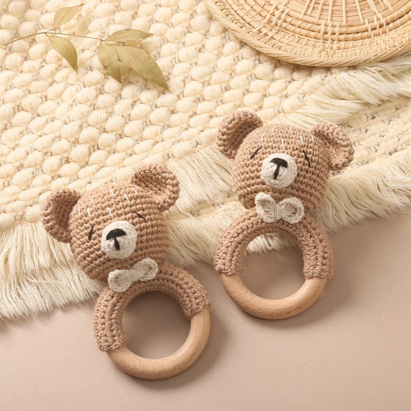 Hochet Ourson au Crochet pour Bébé
