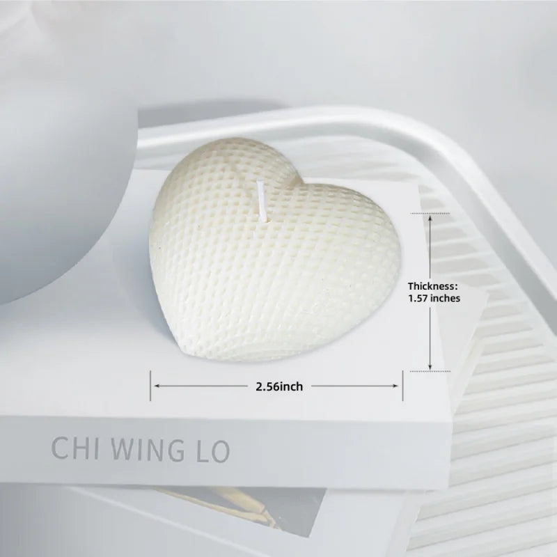 Bougie Décorative Cylindrique Nervurée en Cire de Soja