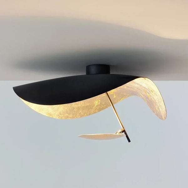 Plafonnier Doré Design Créatif - Style Nordique LED