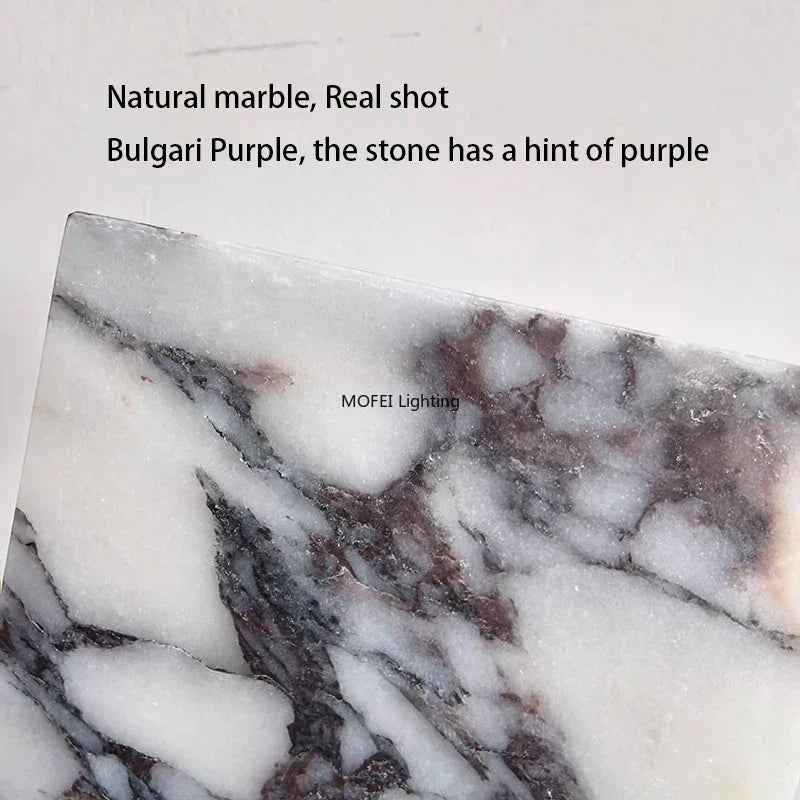 Applique Murale en Marbre Violet - Pierre Naturelle Italienne