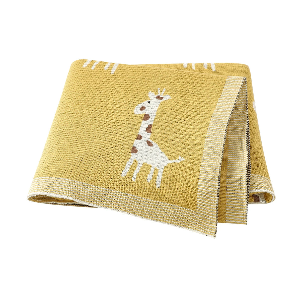 Couverture Bébé Tricotée en Coton Douce