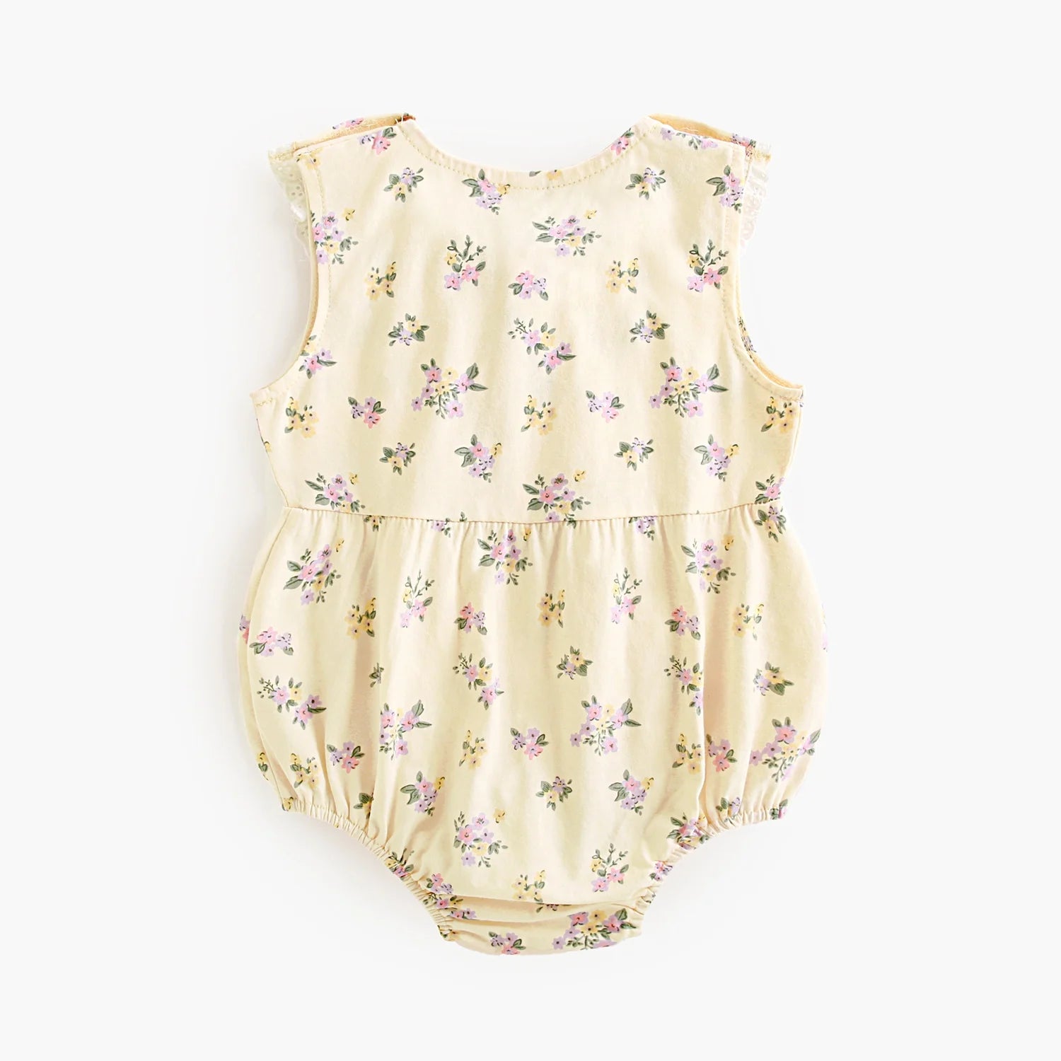 Body Bébé Fille Motif Fleurs Été