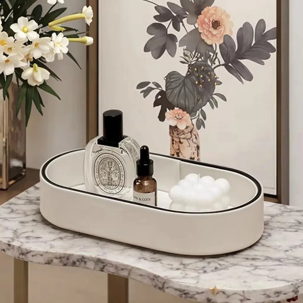 Boîte de Rangement en Cuir PU pour Bijoux et Accessoires