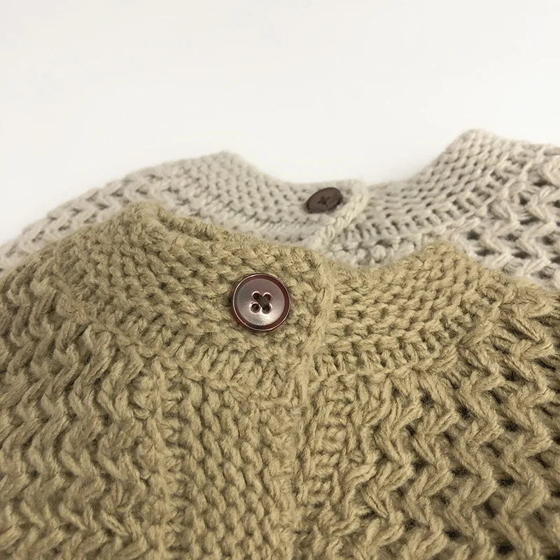 Cardigan Enfant Rayé Motif Ananas