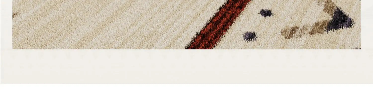 Tapis Chaud Rétro Antidérapant Lavable Salon