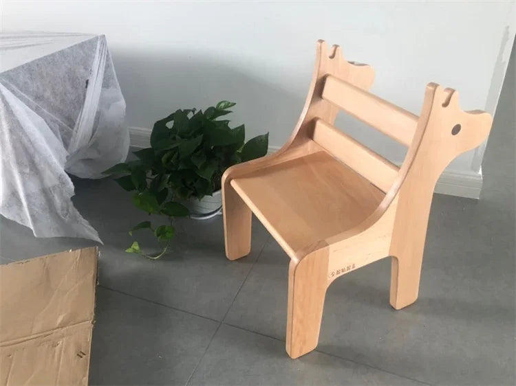 Chaise Enfant Nordique en Bois Massif