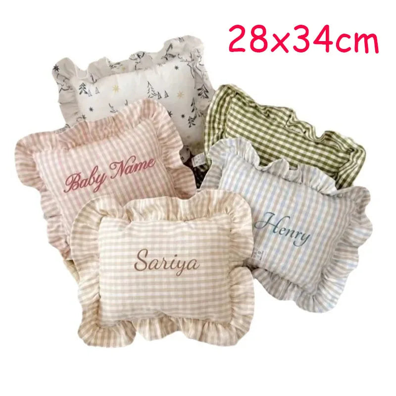 Coussin Bébé Personnalisable à Volants