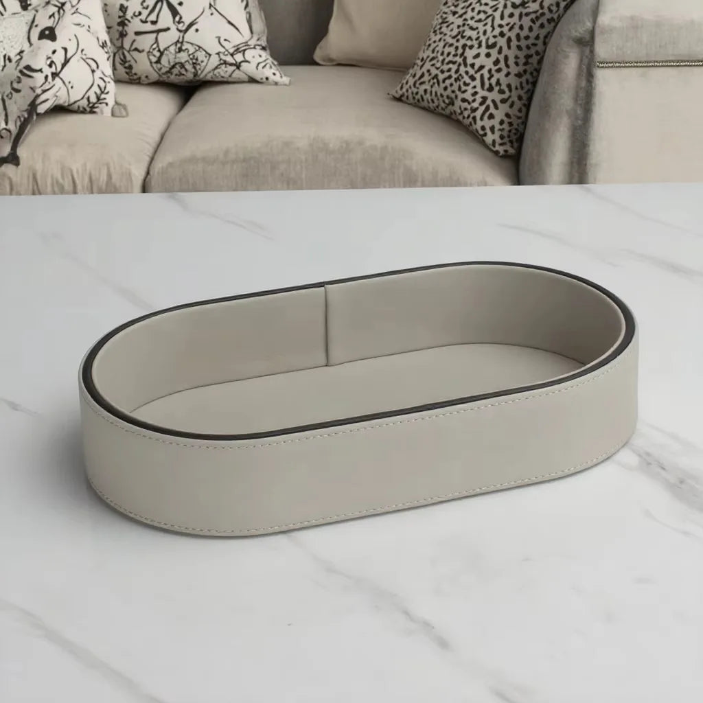 Boîte de Rangement en Cuir PU pour Bijoux et Accessoires