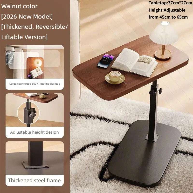 Petite Table Carrée Bois - Style Américain Rétractable