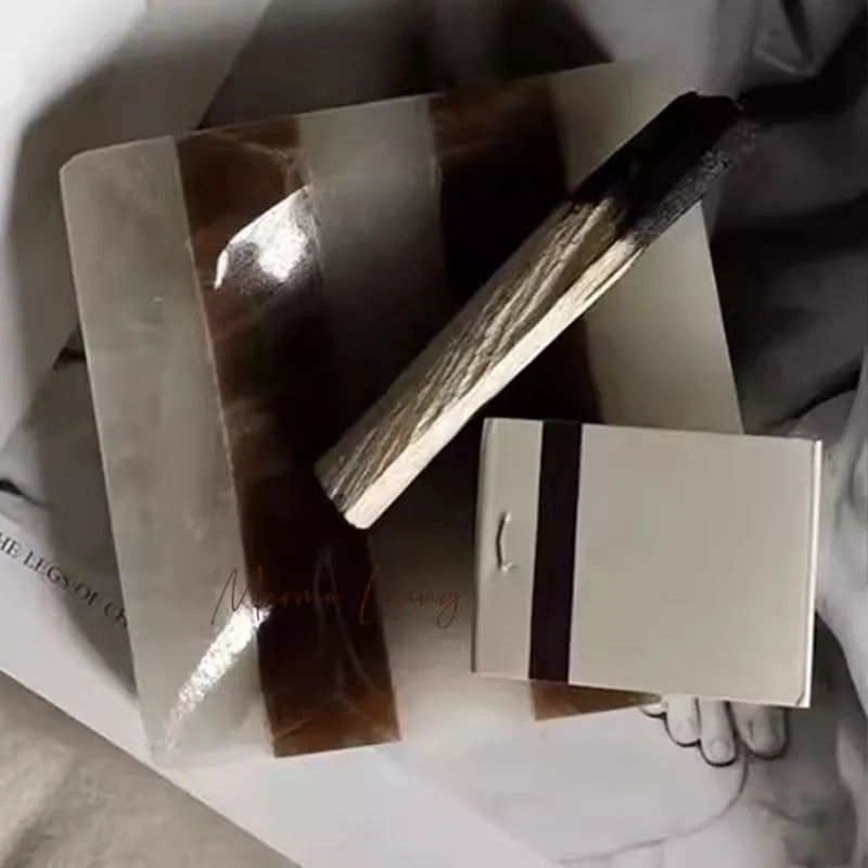 Plateau en Marbre Naturel - Rangement Bijoux et Parfums
