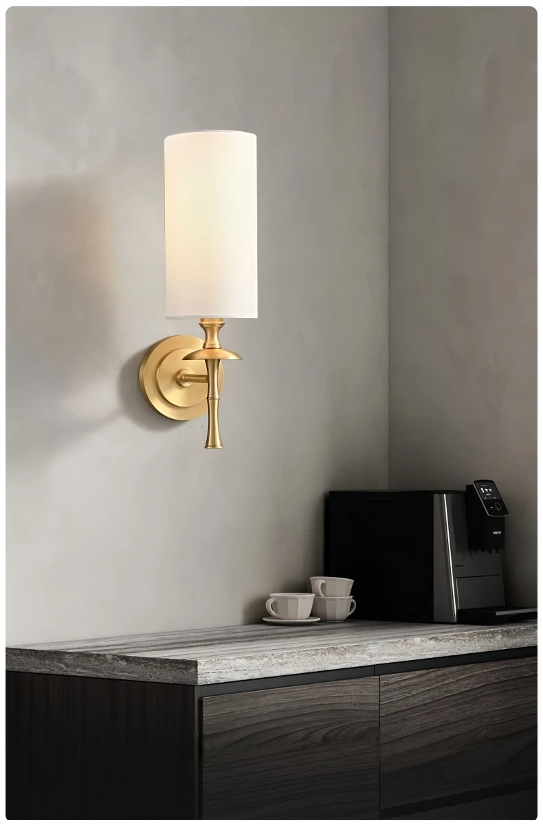 Applique Murale Cylindrique Haute Style Classique Chaleureux
