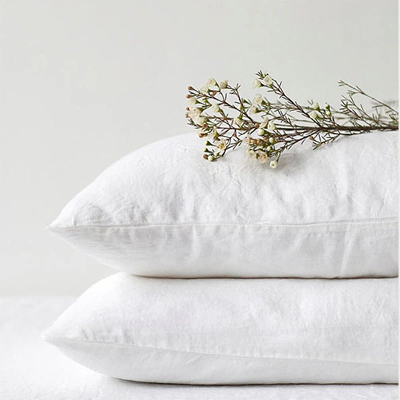 Housse de Coussin en Lin Naturel