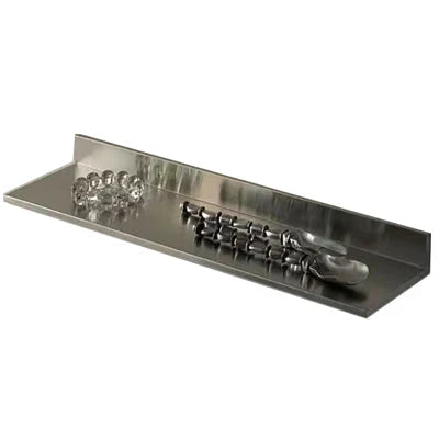 Wall-Mounted Stainless Steel Shelf – Minimalist Display Rack