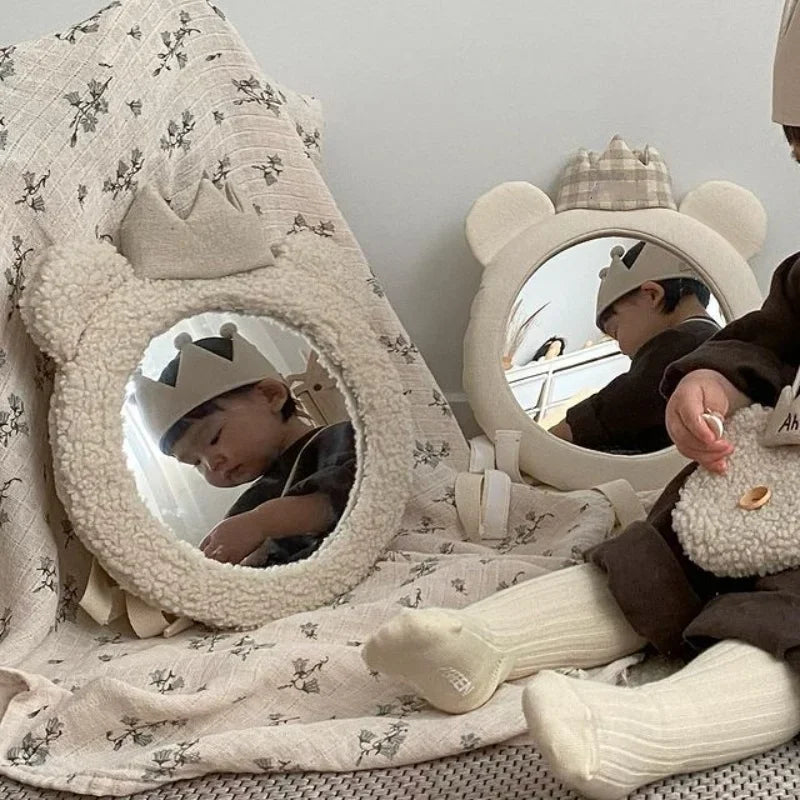 Miroir Décoratif Ourson Couronne