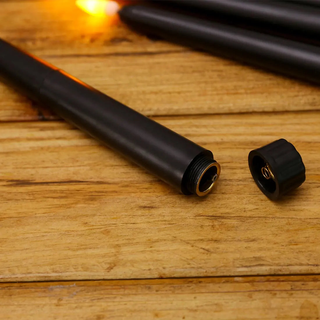 Bougies LED sans Flamme Noires - Lot Décoratif