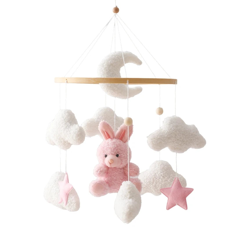Mobile Musical en Bois pour Lit Bébé