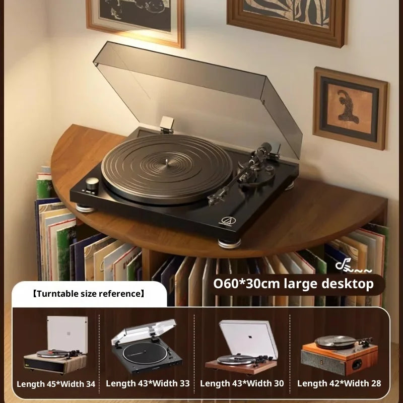 Étagère de Rangement Métal Noir - Vinyles et CD