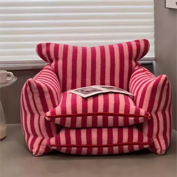 Chaise Longue Tatami Rayée - Assise Décontractée