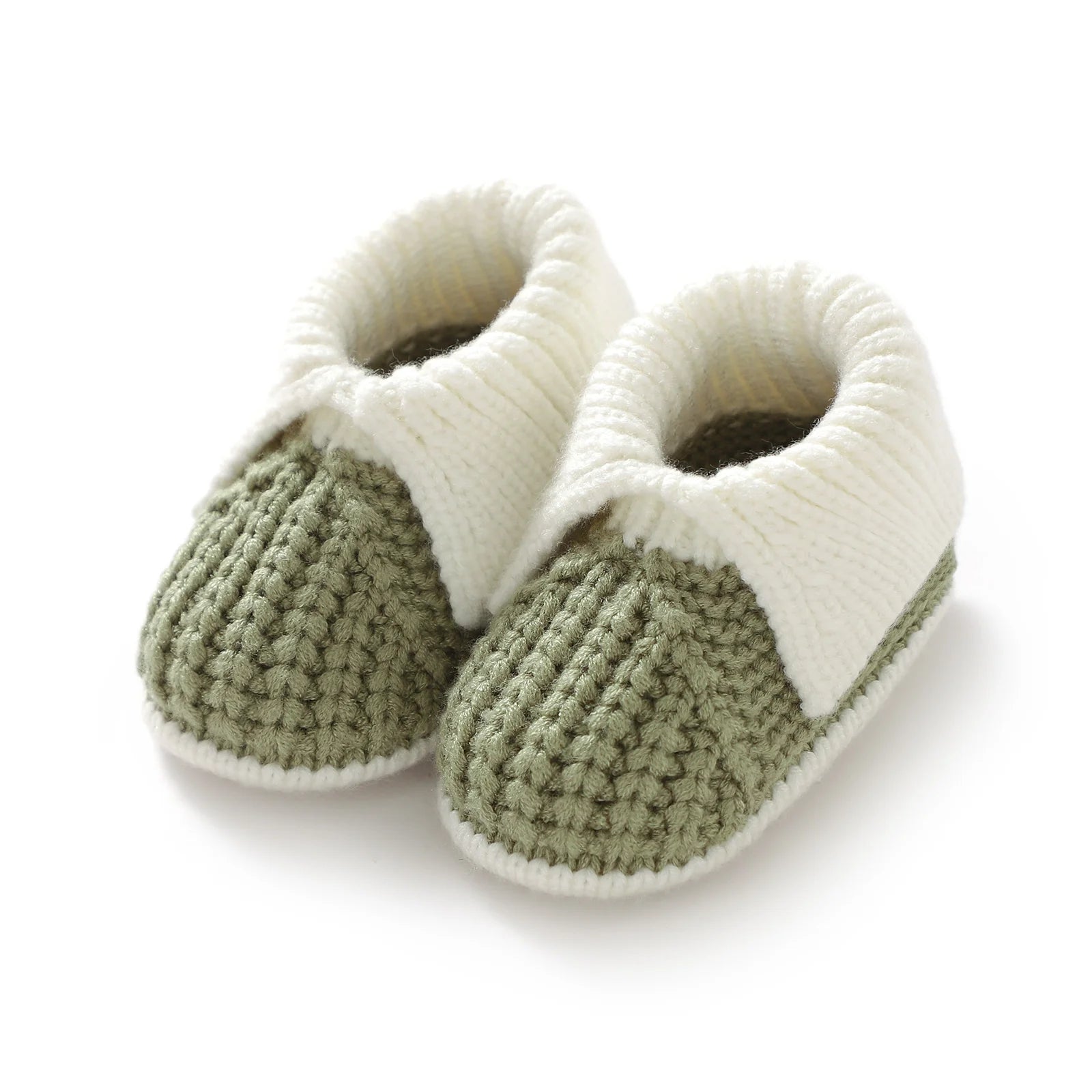 Bottines Bébé Tricotées Patchwork