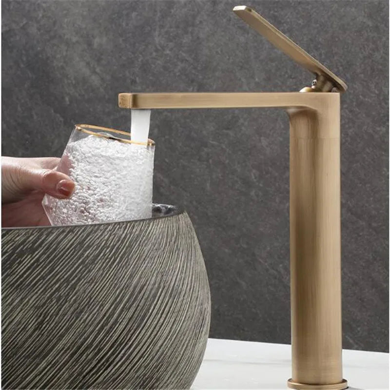 Robinet de Lavabo Bronze Antique Style Classique