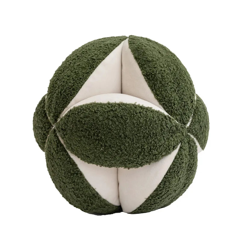 Coussin Rond Monogramme - Style Rétro Français Chic