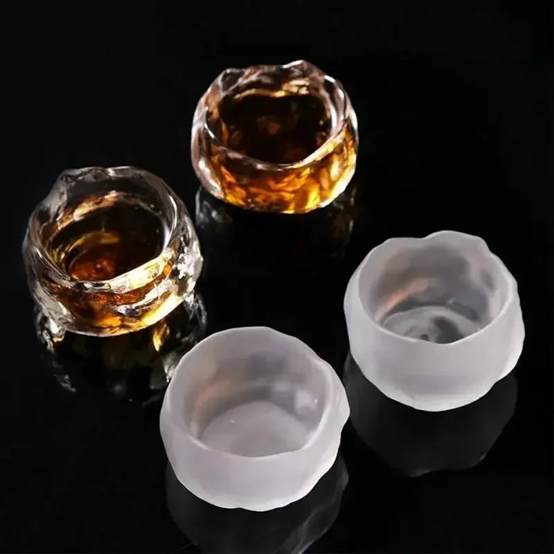 Tasse à Thé Verre Japonais Transparent Style Kung Fu