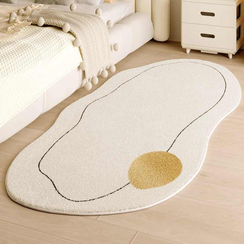 Tapis Moderne Effet Cachemire - Doux et Antidérapant