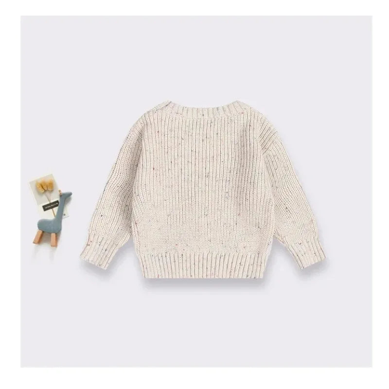 Pull Enfant Tricoté Manches Longues