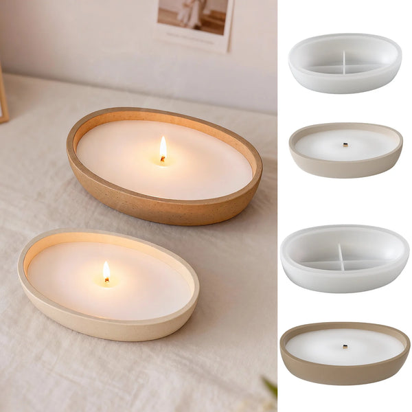 Moule en Silicone Ovale Forme Bateau - Loisirs Créatifs DIY