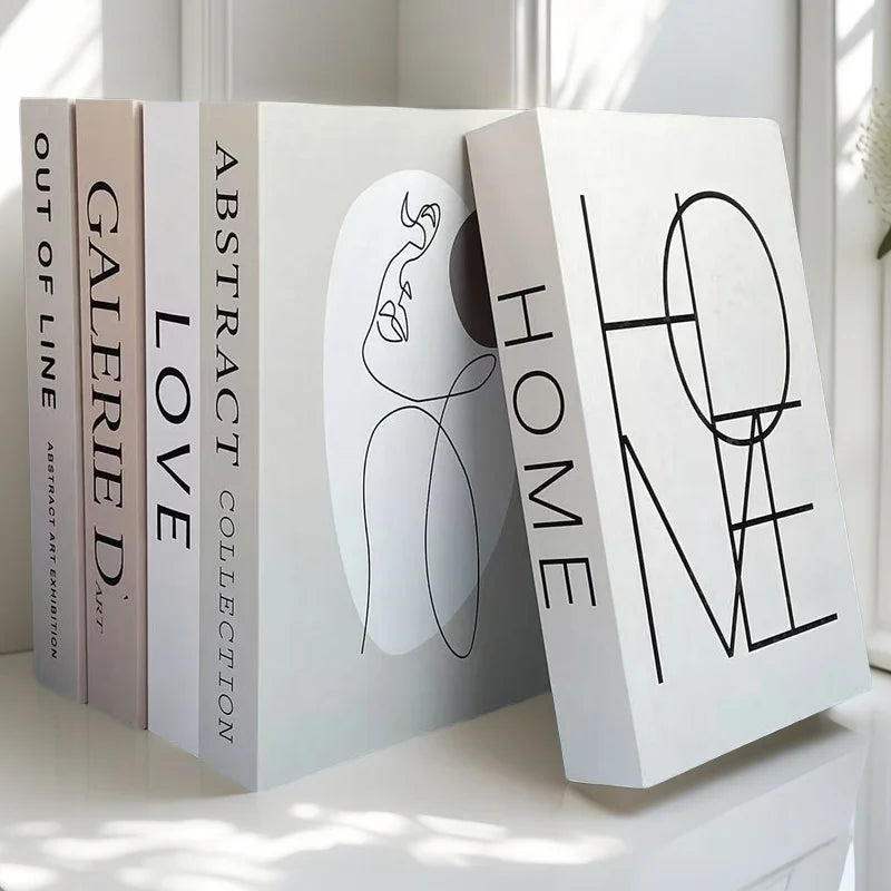 Boîte de Rangement Livre Factice Design Fashion Nordique